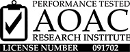 PERFORMANCE TESTED AOAC RESEARCH INSTITUTE