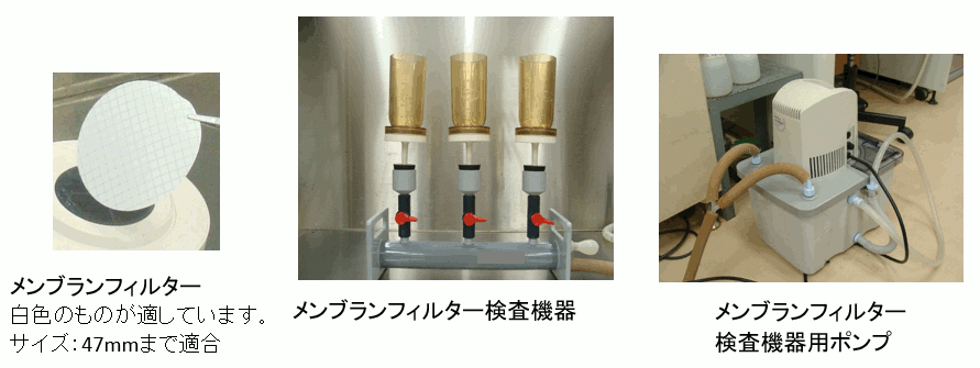 MC-Media Padを用いた食品検査法：メンブランフィルター準備