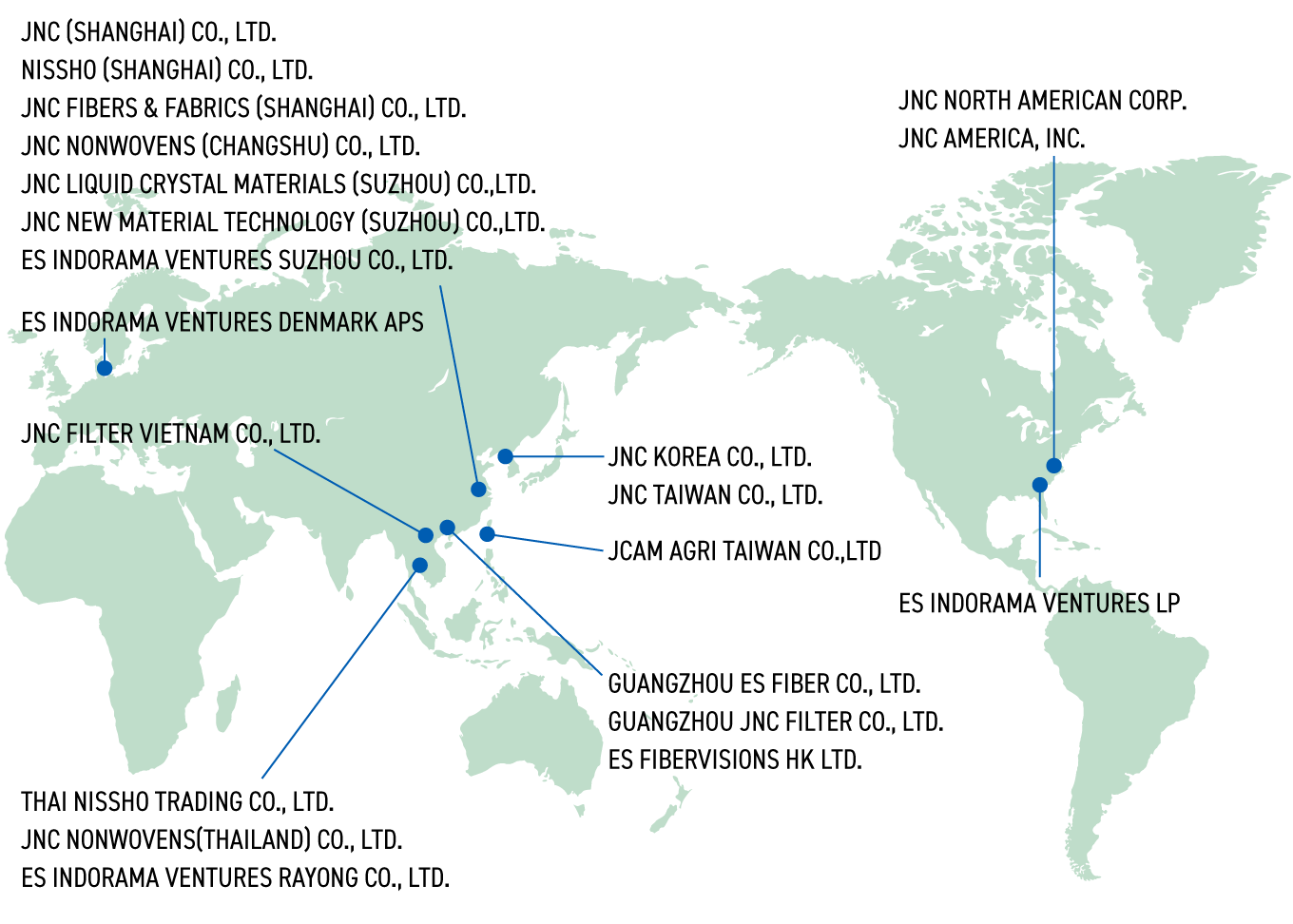 Business Locations 海外