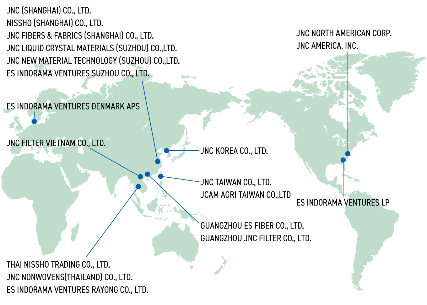 Business Locations 海外