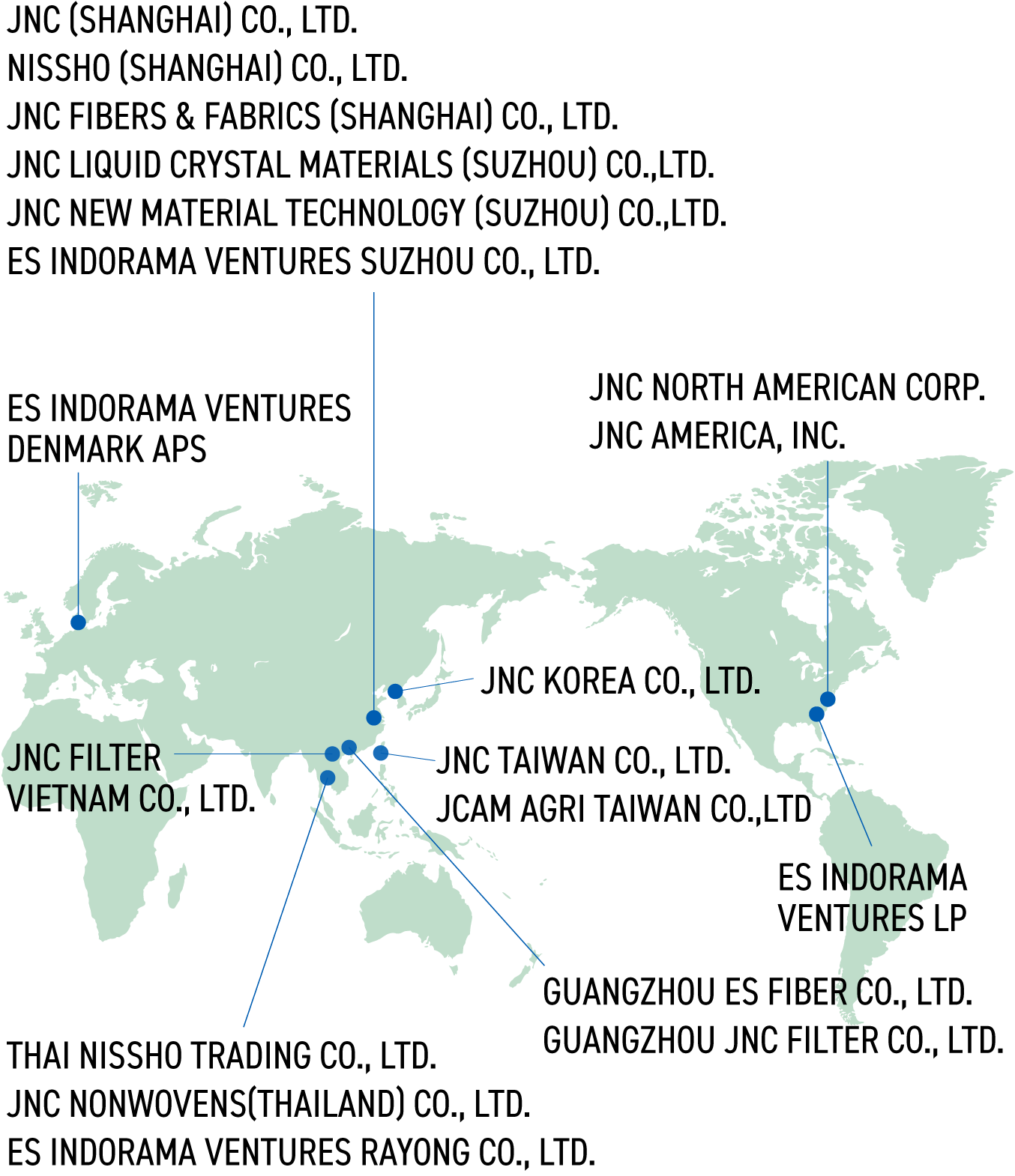 Business Locations 海外