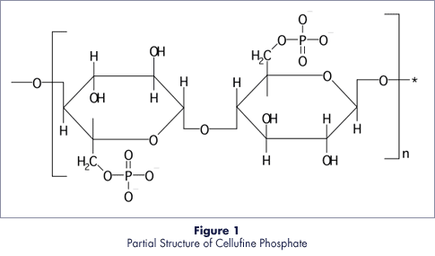 Chemische Struktur von Cellufine Phosphate