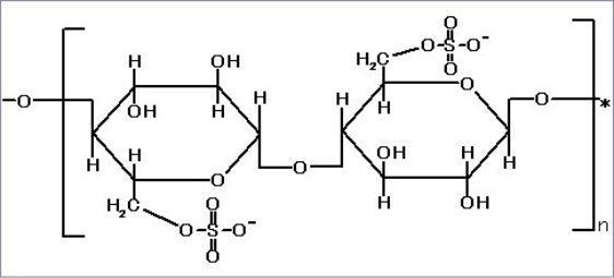 Chemische Struktur von Cellufine Sulfate