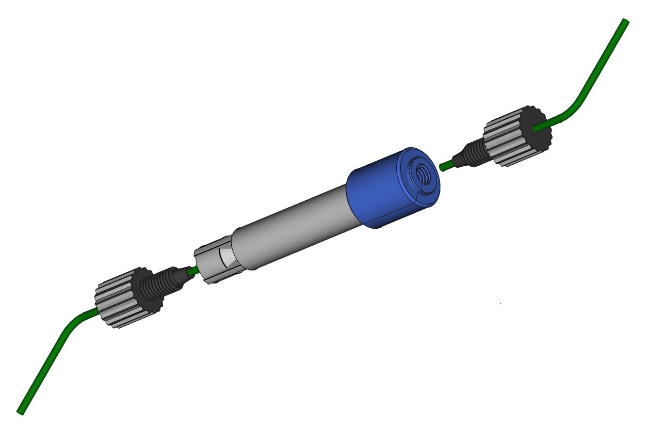 Super Edge Empty Mini Column connection part, can be connected to 1/16 inch tube